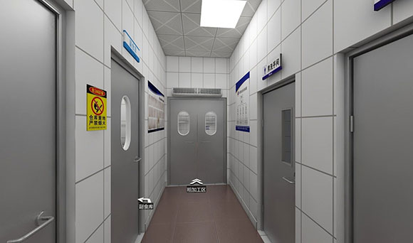 厨房餐厅vr效果图